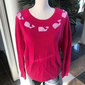 Vineyard Vines whale sweater- wool